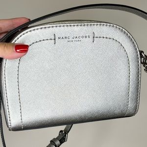 Marc Jacobs Silver Crossbody Bag